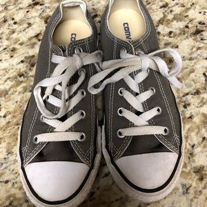 Gray Kids Converse Size 2